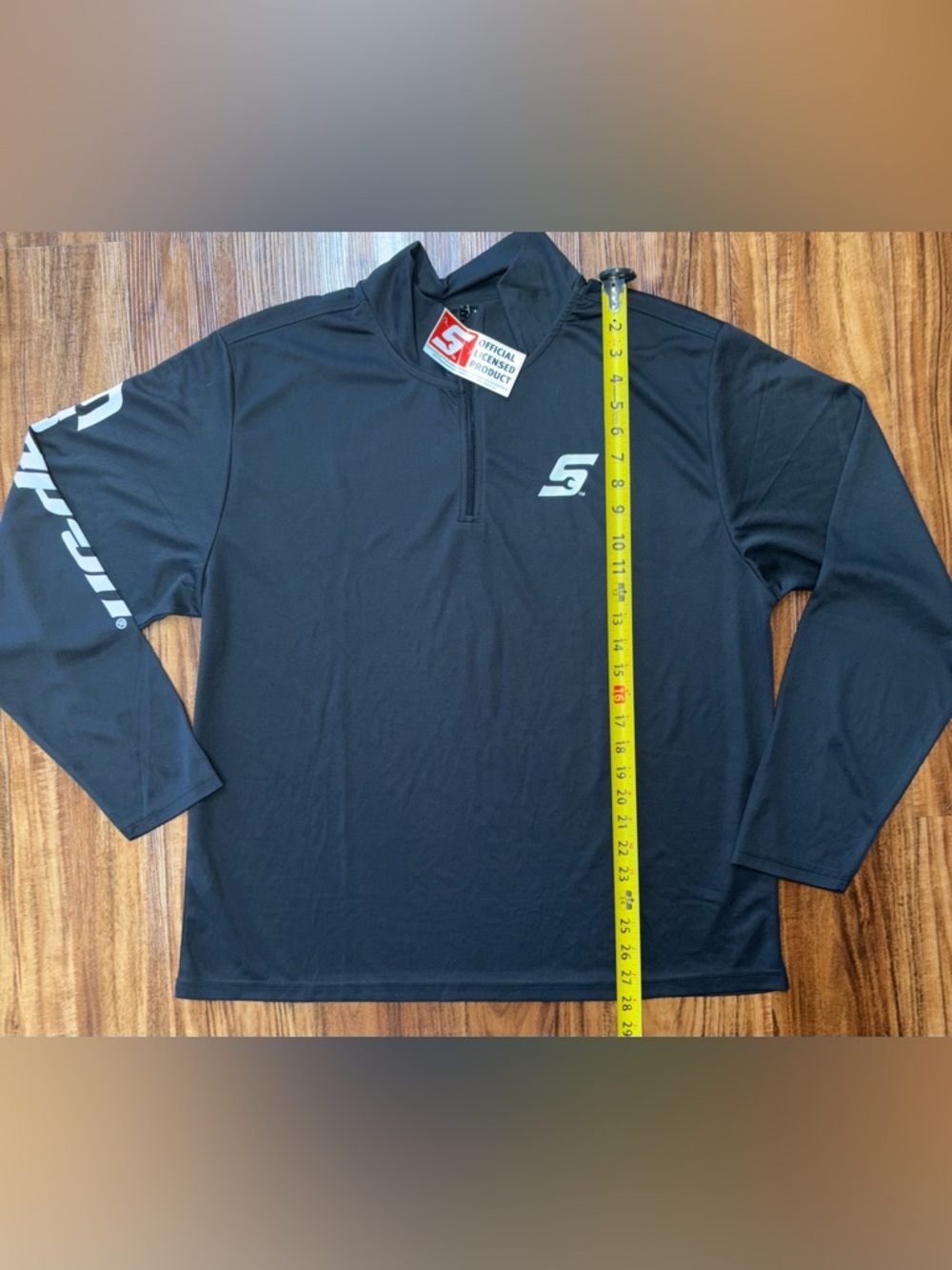 Snap On Men's Black Long-Sleeve Quarter-Zip